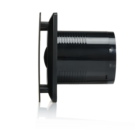 LFS100B-QT - Ventilator negru pentru baie (temporizator)