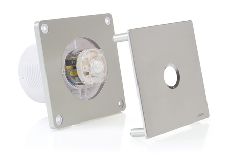 BFS100P-S - Ventilator de baie (PIR) argintiu