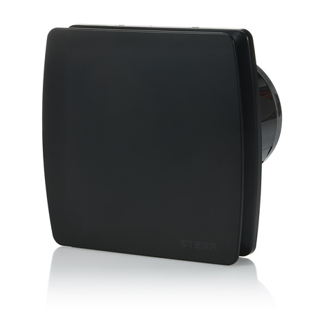 LFS100B-QM - Ventilator baie negru cu senzor de miscare