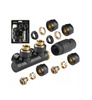 EVR12050B - Radiator vertical negru 120/50