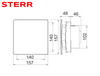 BSL100 - Ventilator de baie compact
