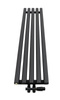 ZVR18033B - Radiator vertical negru 180/33