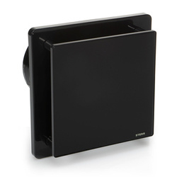 BFS125H-MB - Ventilator baie negru mat (higrostat)