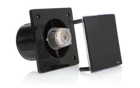 BFS125LT-B - Ventilator baie negru (LED + temporizator)