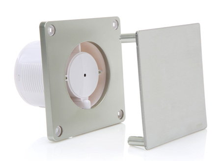 BFS100T-S - Ventilator de baie argintiu (temporizator)