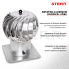 SRC200AB - Priză sferică pivotantă din aluminiu 200 mm cu bază