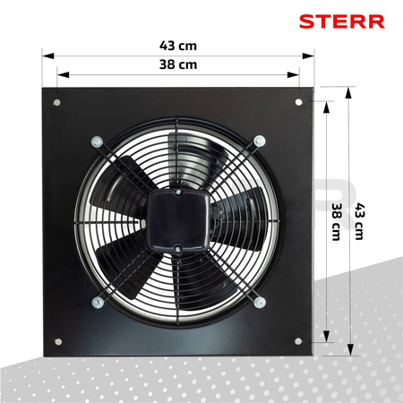AXF300B - Ventilator axial de evacuare 300 mm
